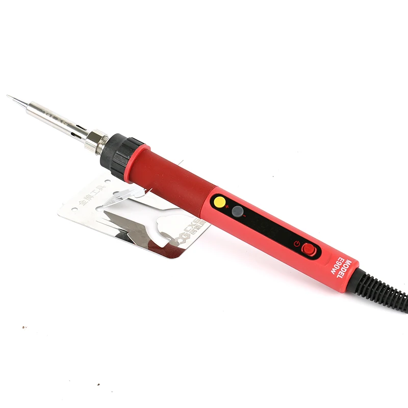 E90W LED ดิจิตอลปรับอุณหภูมิไฟฟ้า Soldering Iron PCB SMD เชื่อมเครื่องมือชุด90W EU PLUG