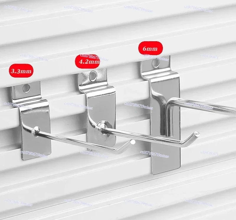 50 Pcs Wall Hooks For Garage Board Grid Store Display Panel Heavy Load Rack For Kitchen Bathroom Towel Key Slot Plate Wall