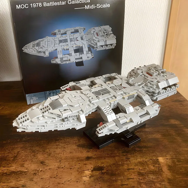 NEW MOC the Original 1978 Battlestar Galactica Spaceship Puzzles Set DIY Building Model Kids Creative Assemble Puzzle Toys Gift