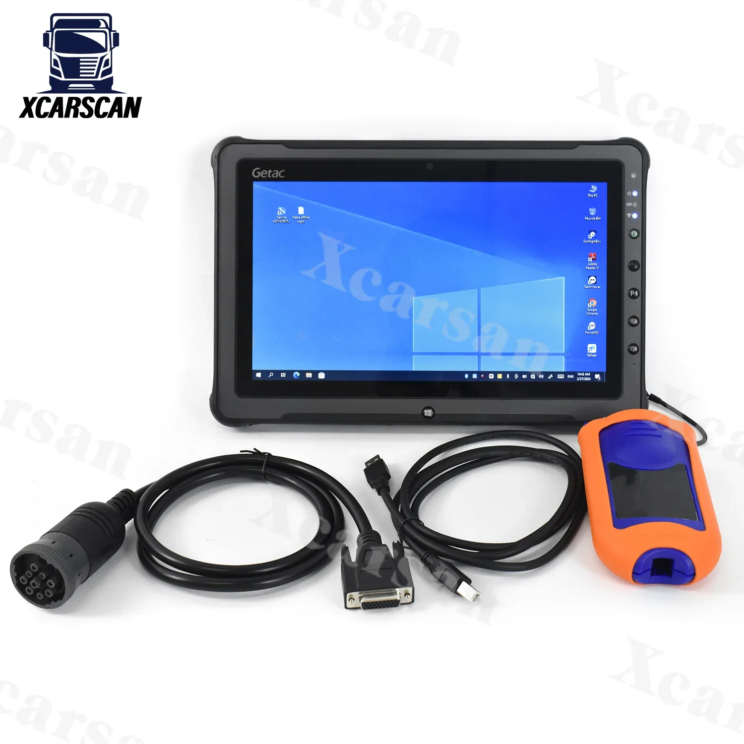 Getac F110 Tablet For EDL V2 Diagnostic Tool 5.3 AG CF Electronic Data Link Advisor Service Agriculture Construction Equipment