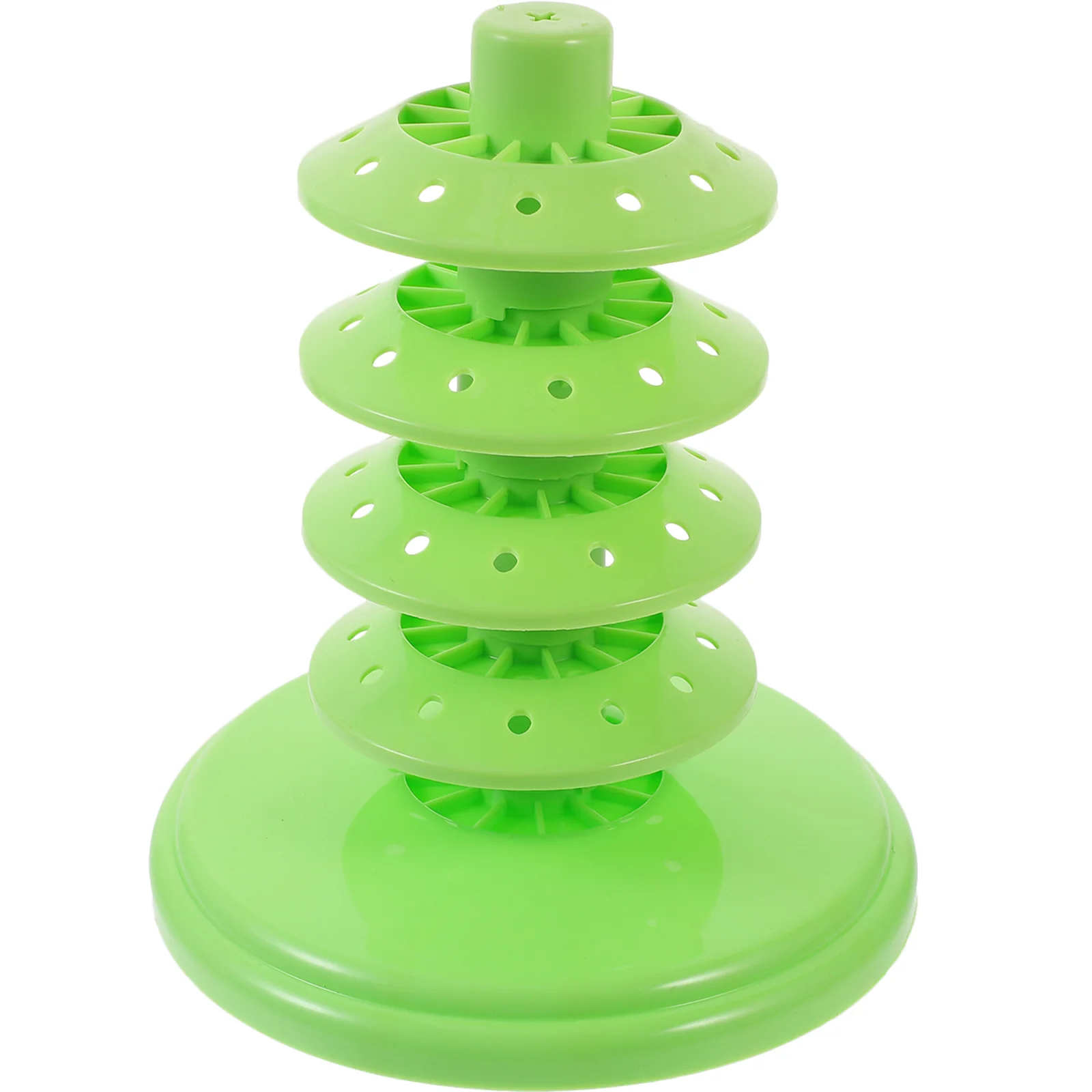 Cupcake Stand Lollipop Display Displaying Holder Porous Sucker Green Accessory Show Rack