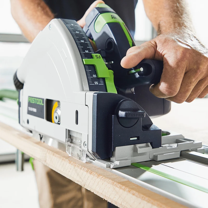 FESTOOL TS 55 FEBQ-Plus Circular Saw Plunge Cut Track Fine Size Carpentry Professional Level Power Cutting Tool 220V 576710