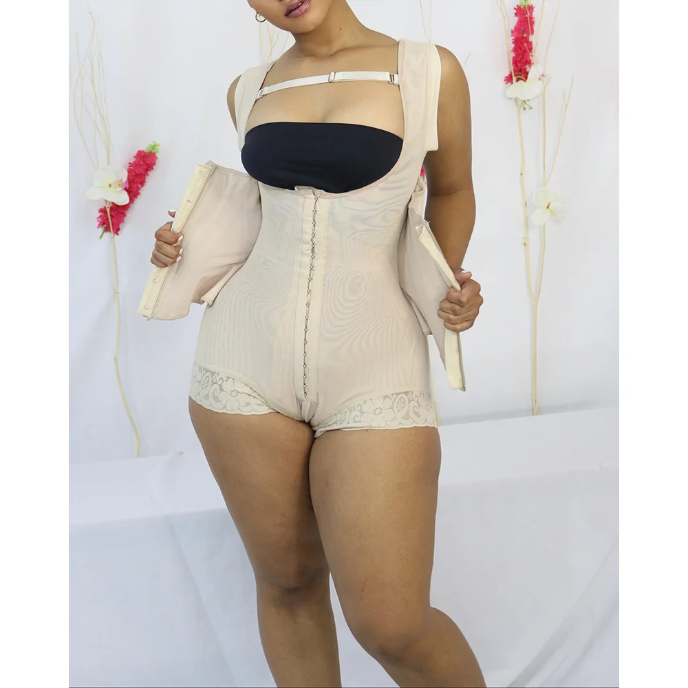 Open Chest Sleeveless Jumpsuit Hip-lifting Belly-tightening Body-Slimming Jumpsuit Shaped Belly-tightening Belt