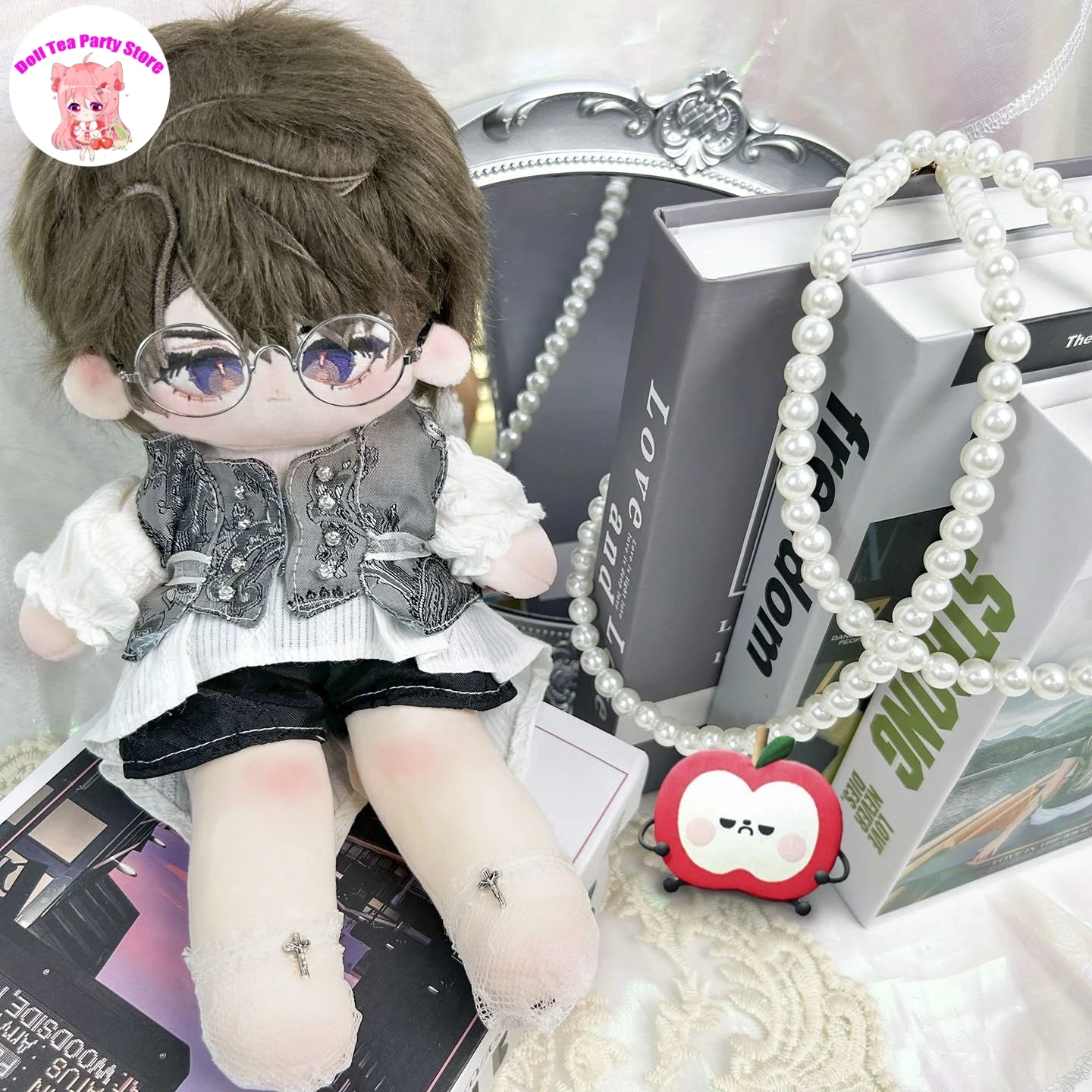 

30cm Handsome Boy Game Caleb Love and Deepspace Plush Cotton Doll Can Dress Up Toy Long Leg Body Figures PLushie
