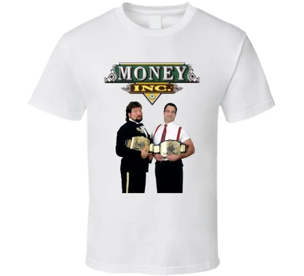 Money Inc. Million Dollar Man Irs Tag Team Wrestling T ShirtHigh Quality 100%Cotton Short Sleeve