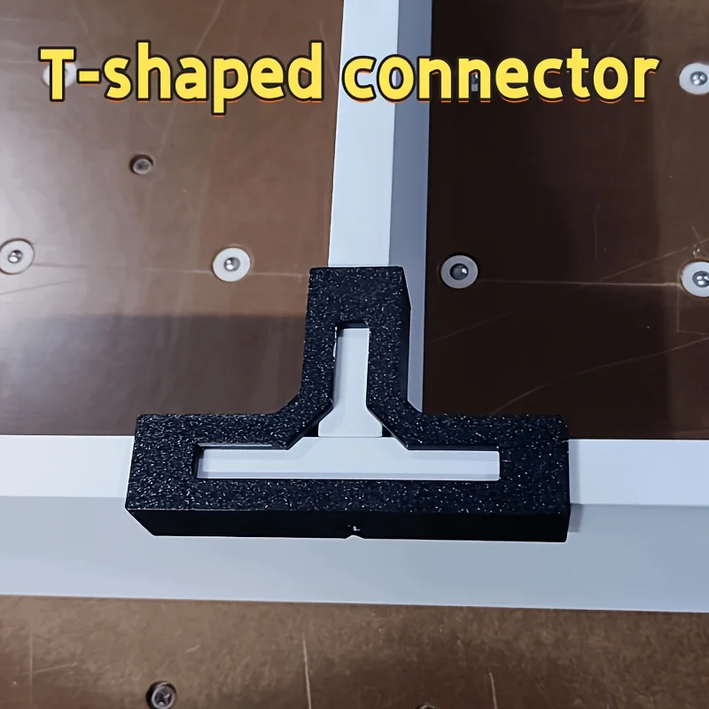 T-Type Wood Board Connection Angle Code Thickened 90-Degree Right Angle Fixed Solid Wood Furniture Reinforcement Additions