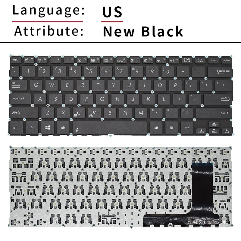 Teclado de ordenador portátil ruso para ASUS, E202, E202S, E202MA, TP201SA, X205, X205T, X205TA, E205, E202SA, E202M, E203N, E205MA, E205S, E203NA, nuevo