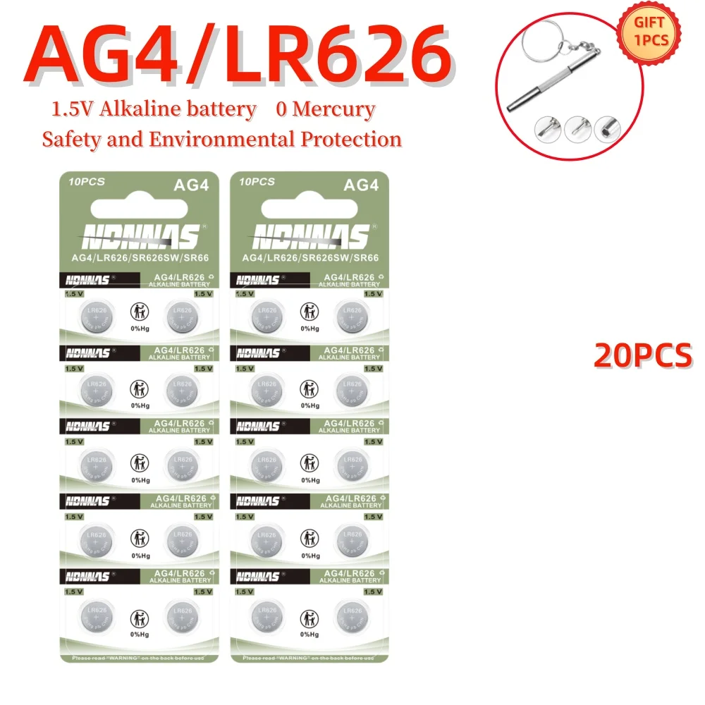 NEW 10-200PCS AG4 SR626SW Watch Battery LR626 SR626 626SW 377A V377 1.5V Button Cell Batteries for