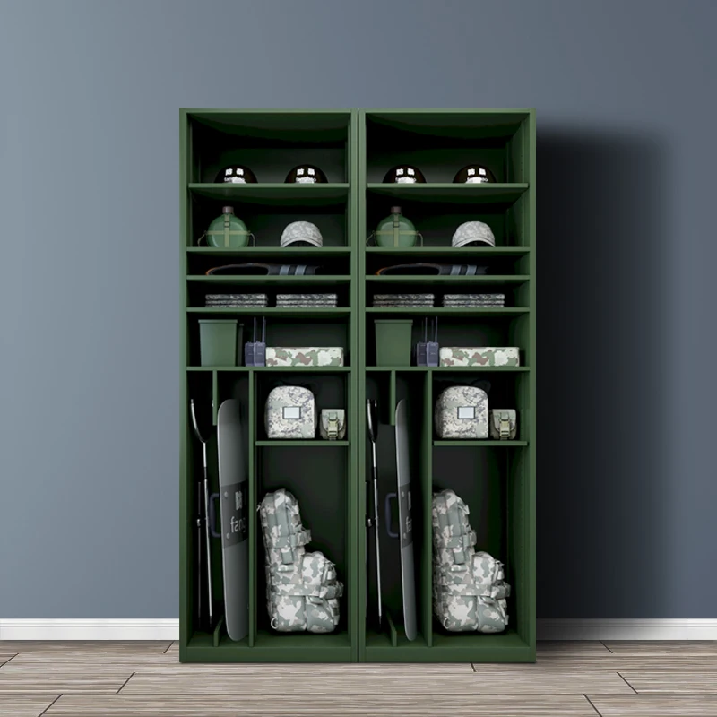 Single Equipment Carrying Cabinet Riot Material Storage Cabinet Backpack Helmet