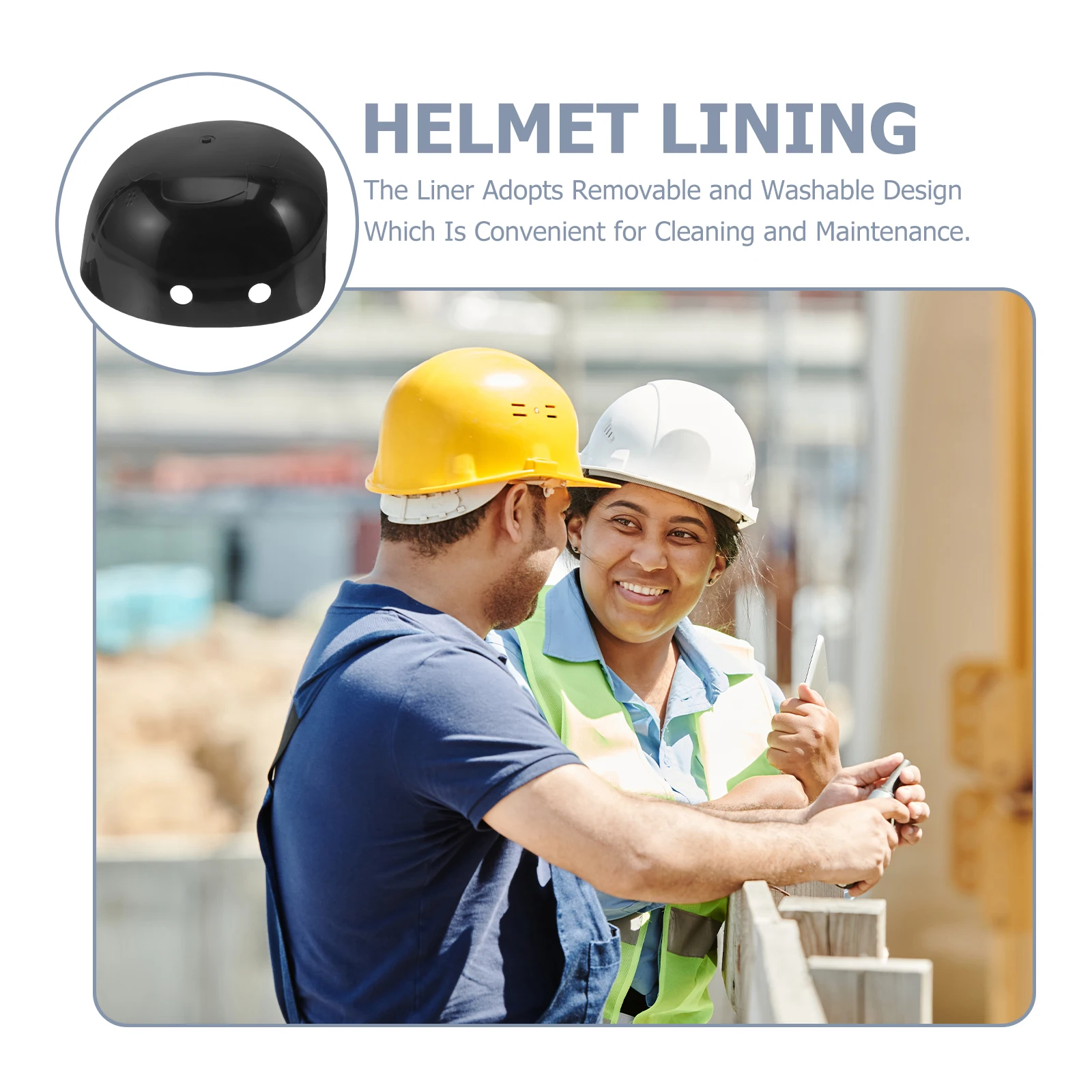 

Hard Hat Insert Replacement Lightweight Bump Cap Liner Baseball Safety Cushion Adjustable for Construction
