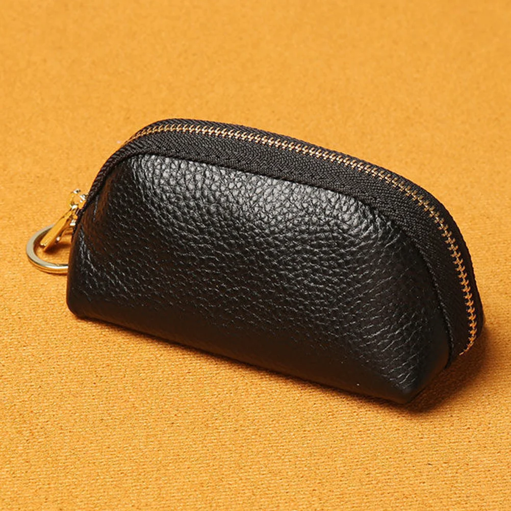 Bolsa para llaves de coche para hombre, organizador de llaves de PU para múltiples llaves, soporte para billetera, estuche compacto y elegante, accesorio para llavero