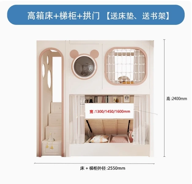 طاولة سرير حديثة من الخشب الصلب مكونة من طبقتين للأولاد والبنات سرير بطابقين علوي وسفلي بطابقين خشبي بطابقين أثاث غرفة نوم منزلية