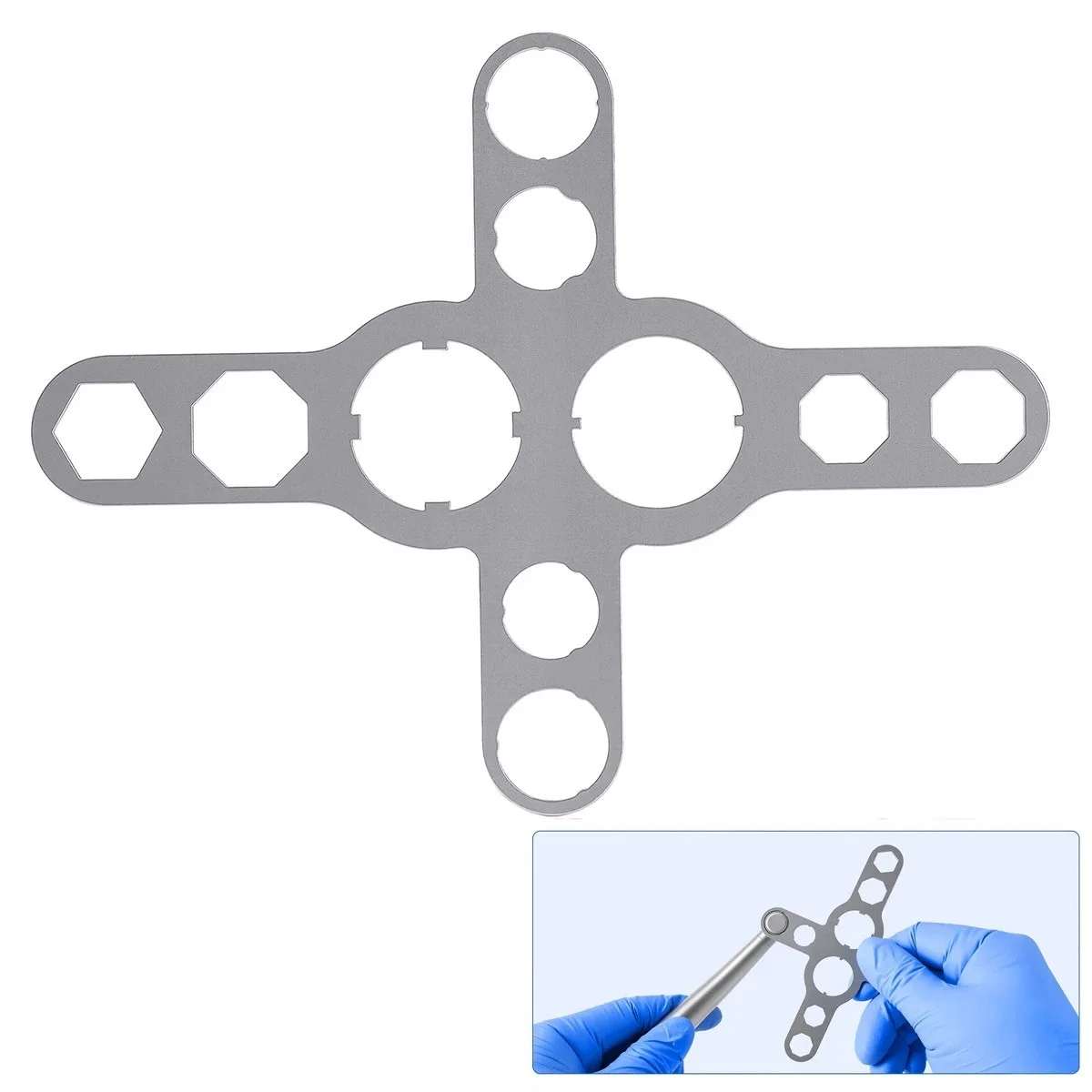 

Dental Implant Motor and High-Speed Handpiece Wrench Cartridge Rotor Shaft Spindle Back Cover Repair Removal Tool