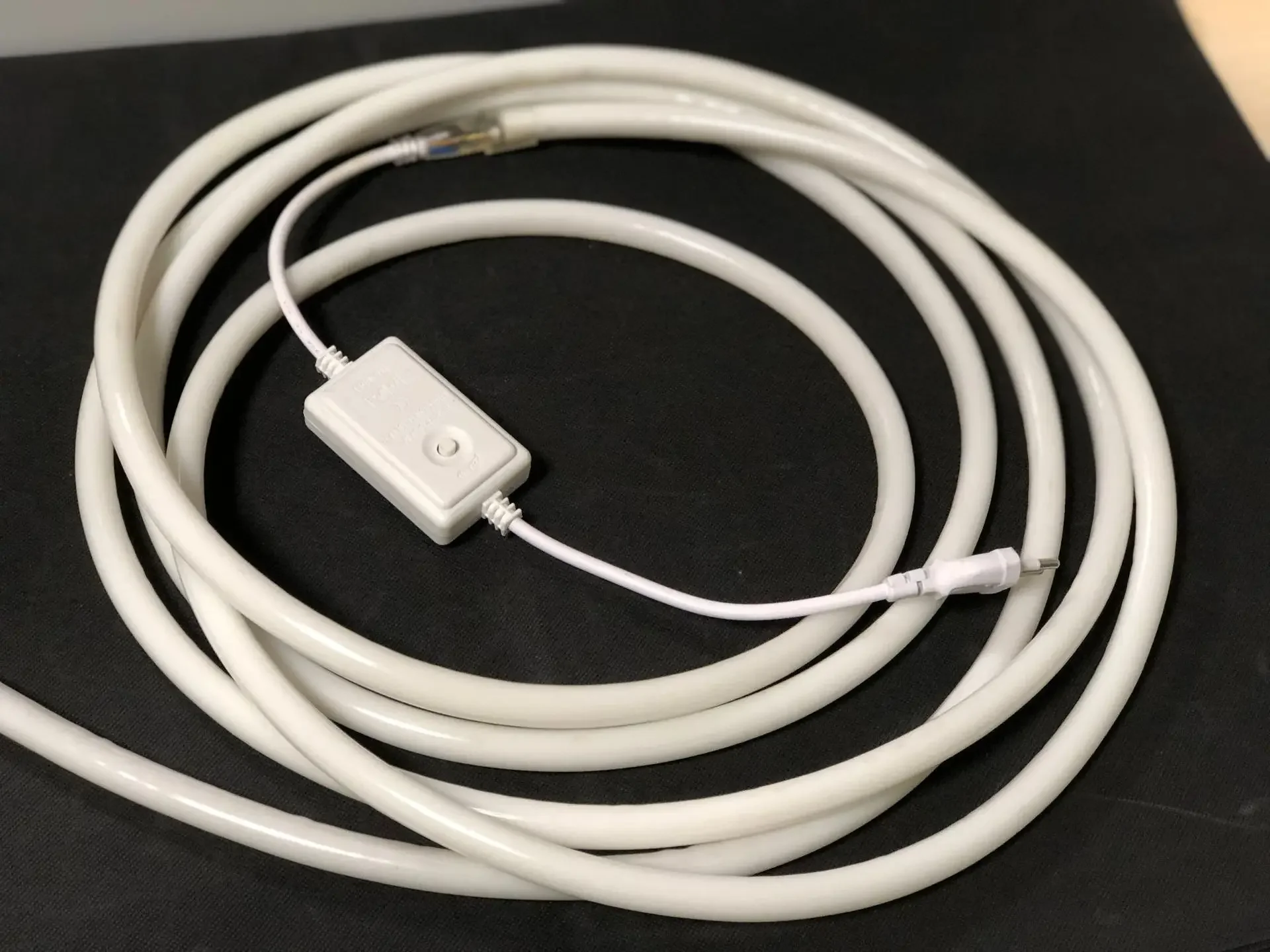 220V 고전압 패치형 유연 스트립 원형 네온 컬러풀 유연 LED