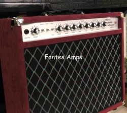 Custom Fantes Amps Dumble Copy SSS20 Steel String Singer Chassis Head Combo 20W Suede Red Tolex Vox Grill Accept SSS ODS OEM