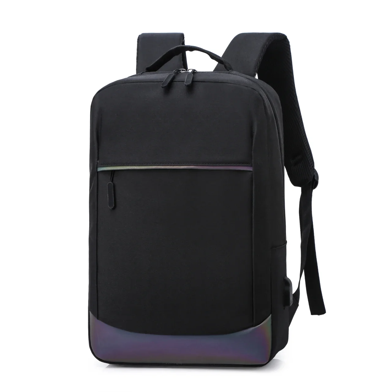

Large capacity leisure computer bag, sports minimalist men's and women's universal business bag，External interface of data cable