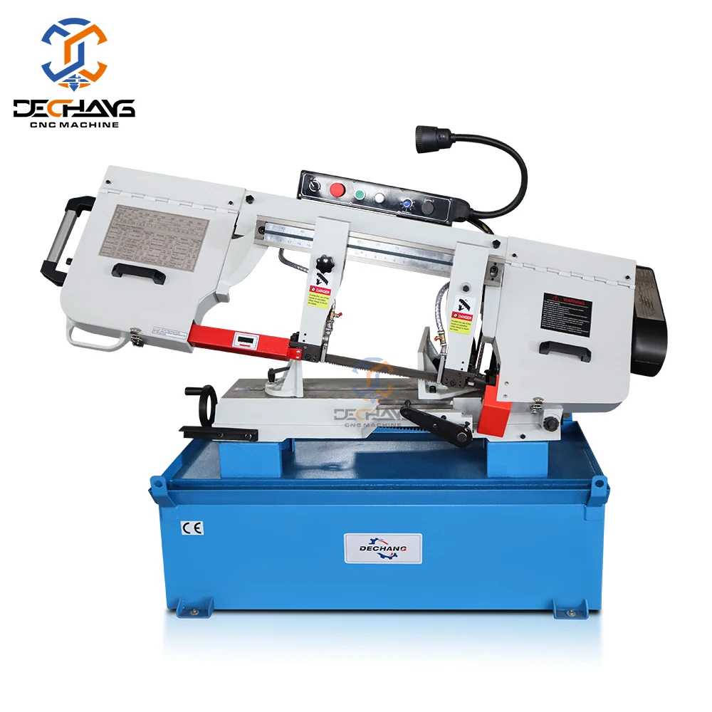 CE Standard 10-Inch BS-1018B Metal Cutting Bandsaw Machine Mechanical Tension Method Motor Core Components Band Sawing Machine