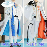 Game Vtuber Nijisanji Half Anniversary Luxiem Ike Eveland / Mysta Rias Cosplay Costume Christmas Halloween Role Play Out b;4.f'7