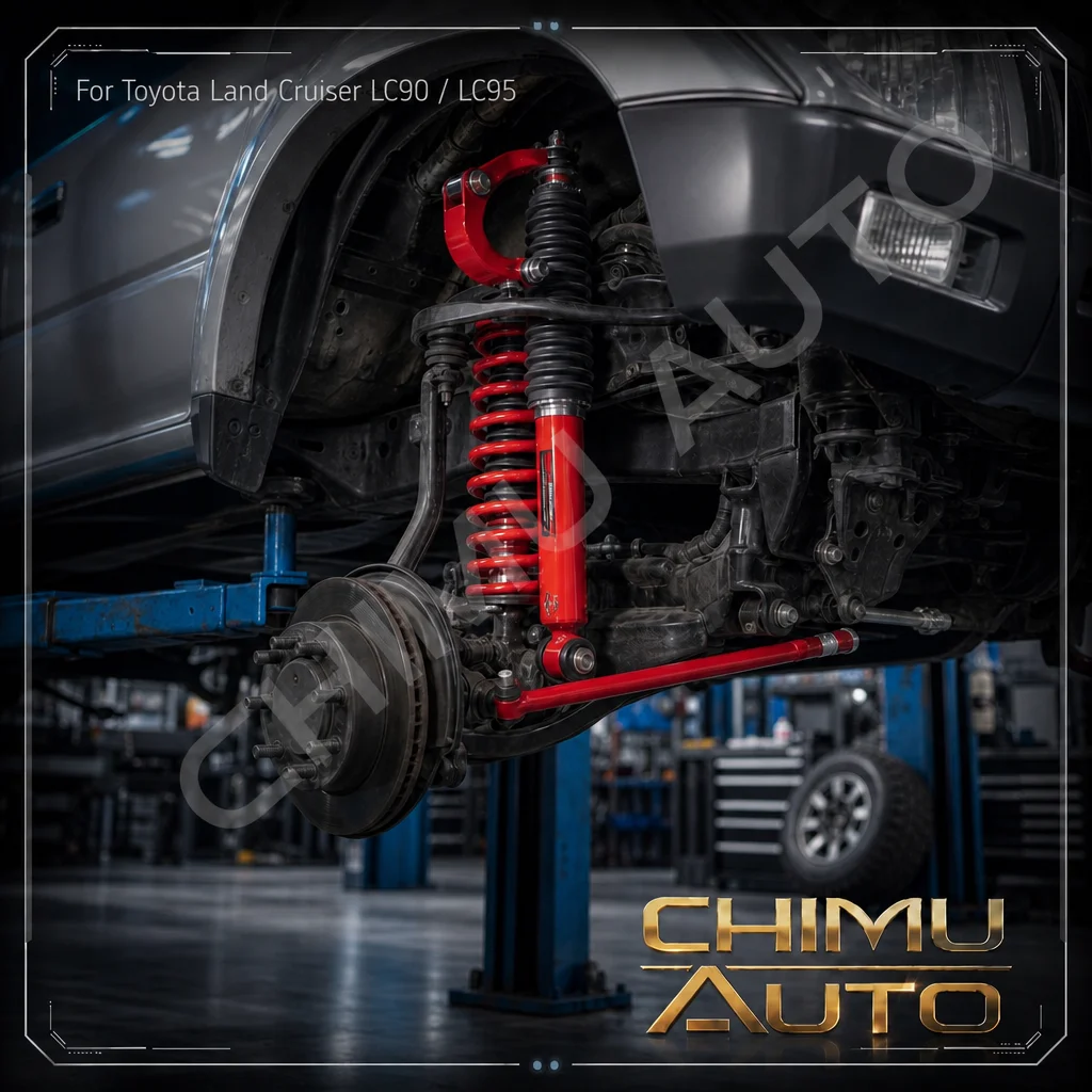 【CHIMU AUTO】2 Inch Adjustable Coilover Suspension Lift Kit Shock Absorbers Springs for Toyota Land Cruiser LC90 LC95