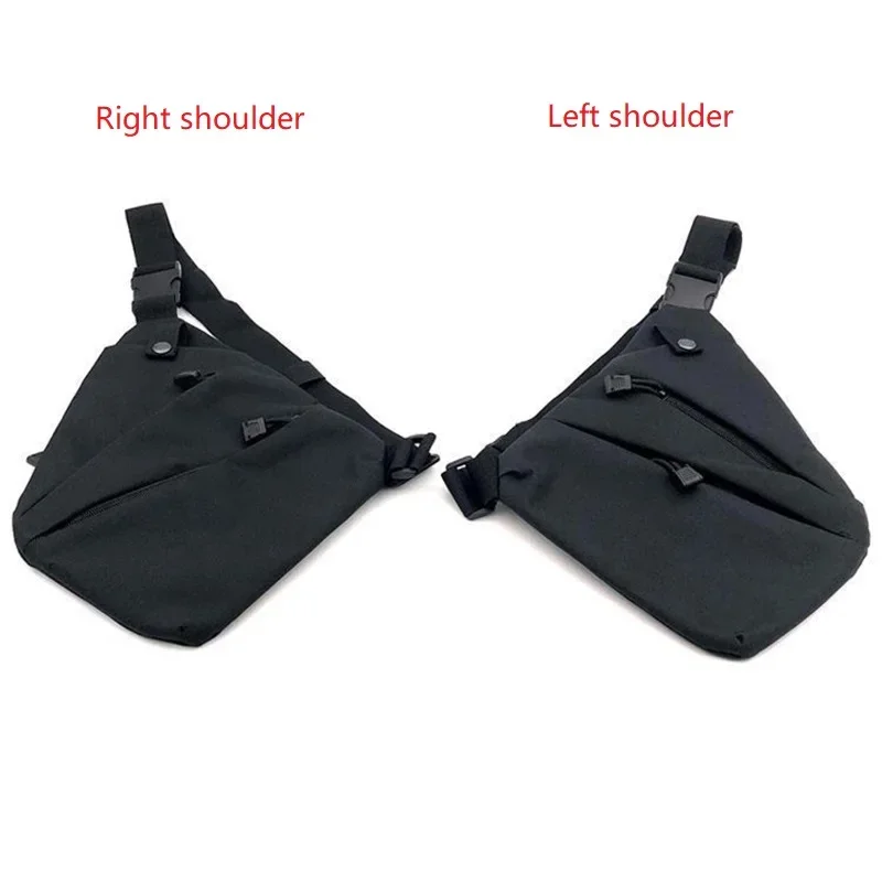 Verborgen Tactische Opbergpistool Tas Holster Linker Rechts Nylon Schoudertas Anti-Diefstal Borsttas Jacht Accessoires Uitrusting