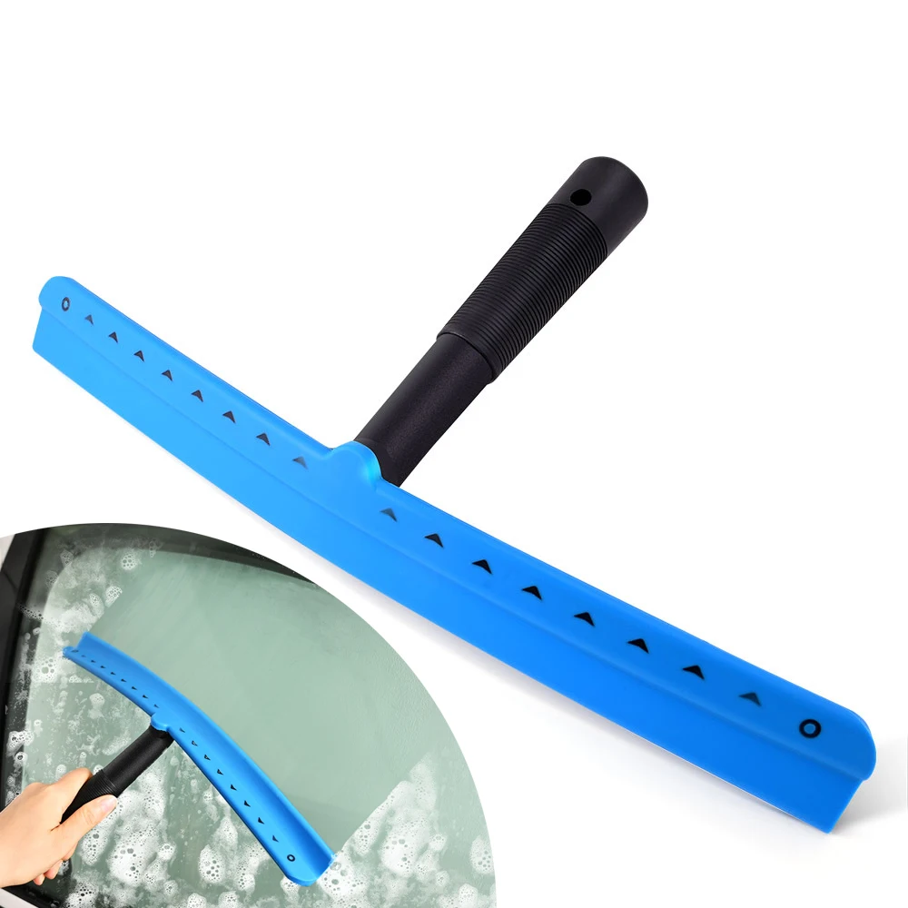 EHDIS Soft Blade Shower Squeegee With Anti-Slip Handle Household Bathroom Mirror Scraper Car Glass Window Wiper Film Tint Tool