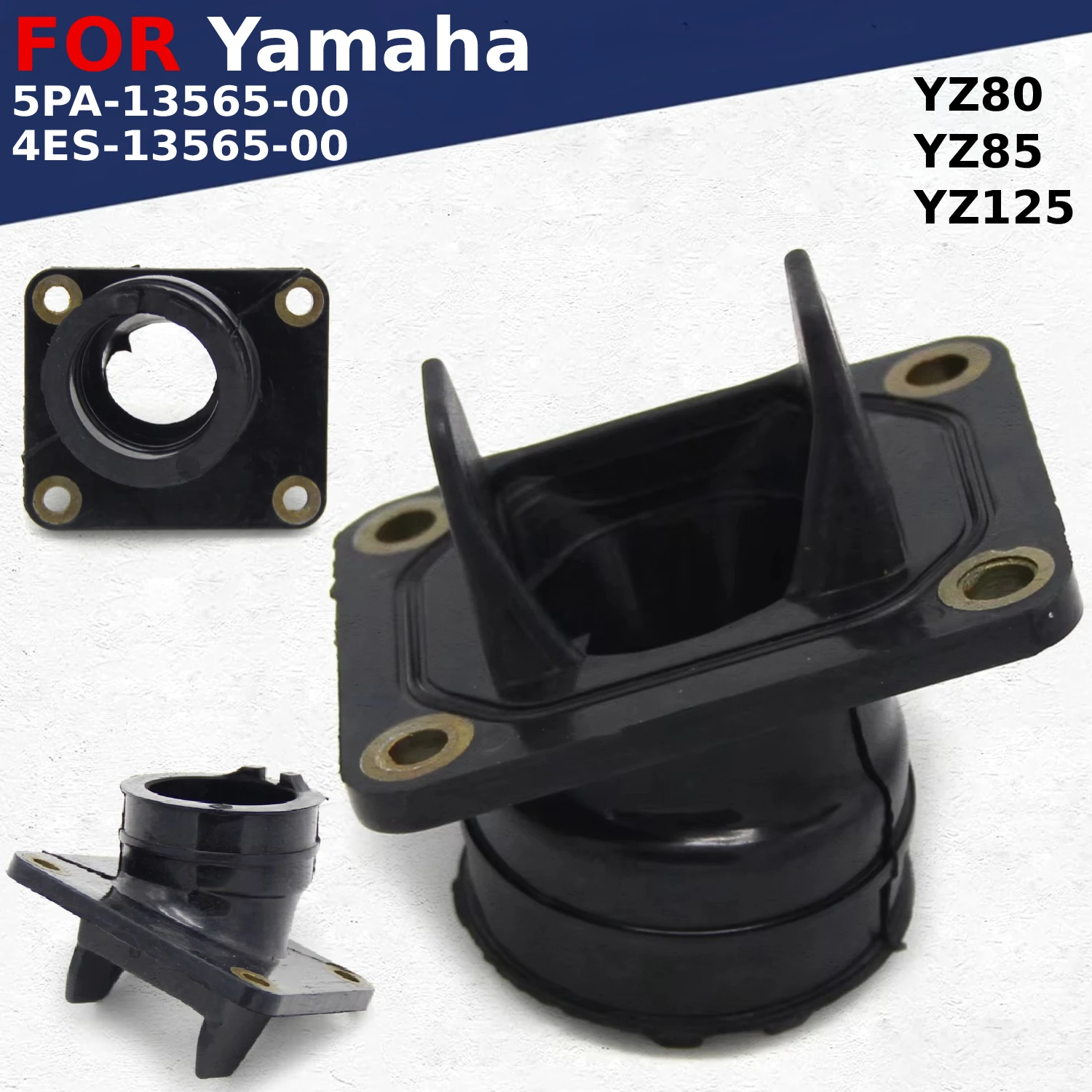 Motorcycle Carburetor Intake Glue Manifold Boots For Yamaha YZ125 YZ 125 YZ85 YZ80 4ES-13565-00 5PA-13565-00