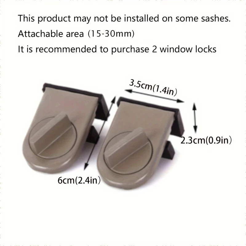 3/1pc Sliding Window Safety Lock Stopper Anti-fall Child Proof Window Sash Limiter for Aluminum Alloy Sliding Track