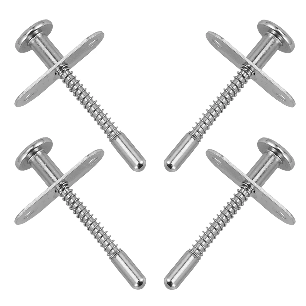 

4pcs Spring Safety Sliding Sliding Baby Security Shed Door Locks Latches Latch Crib Hardware Door Plate Bolt