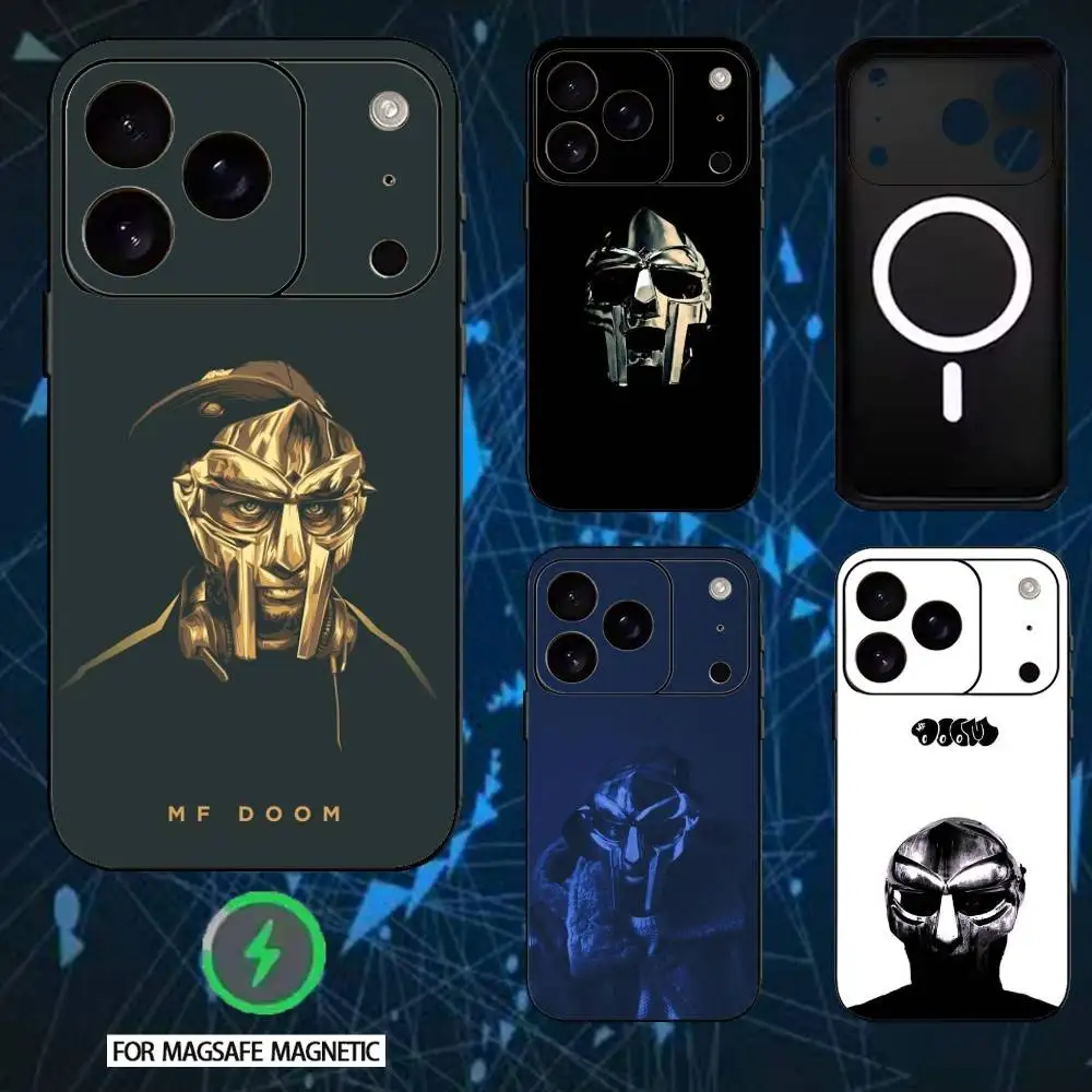 

Rapper Singer M-MF DOOM Phone Case For iPhone 17,16,15,14,13,12,Plus,Pro,Max For Magnetic Wireless Charge