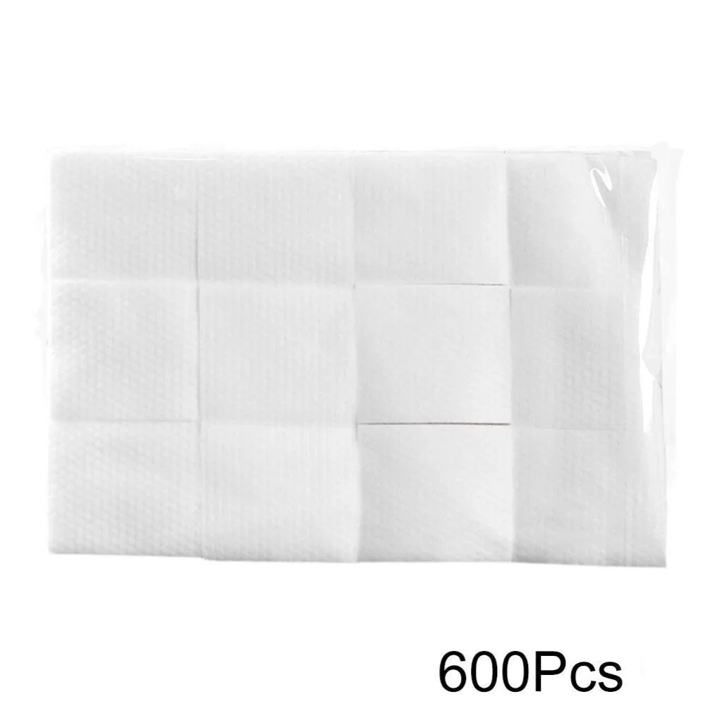 600 stuks wegwerp make-up pads gezichtsverzorging katoen gezichtsbladerdeeg pads hypoallergene remover papier make-up accessoires
