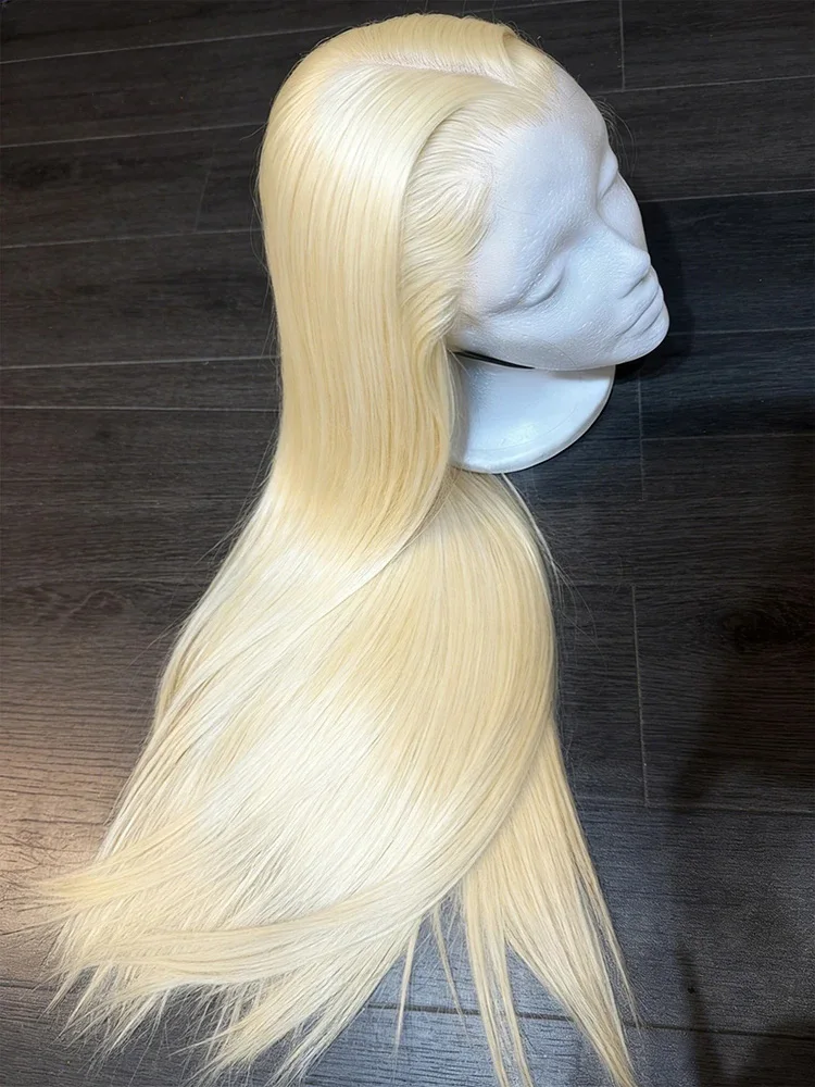 

100% Human Hair Wig 613 13x6 HD Lace Frontal Wigs Brazilian 250 Density Colored Honey Blonde Bone Straight 13x4 Lace Front Wigs