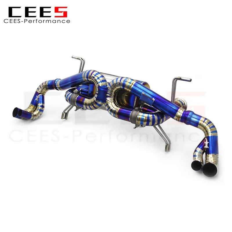 CEES Automotive High Performance Exhaust Pipe Catback Exhaust for Audi R8 V8 V10 2010-2015  Alloy Exhaust Valve Control