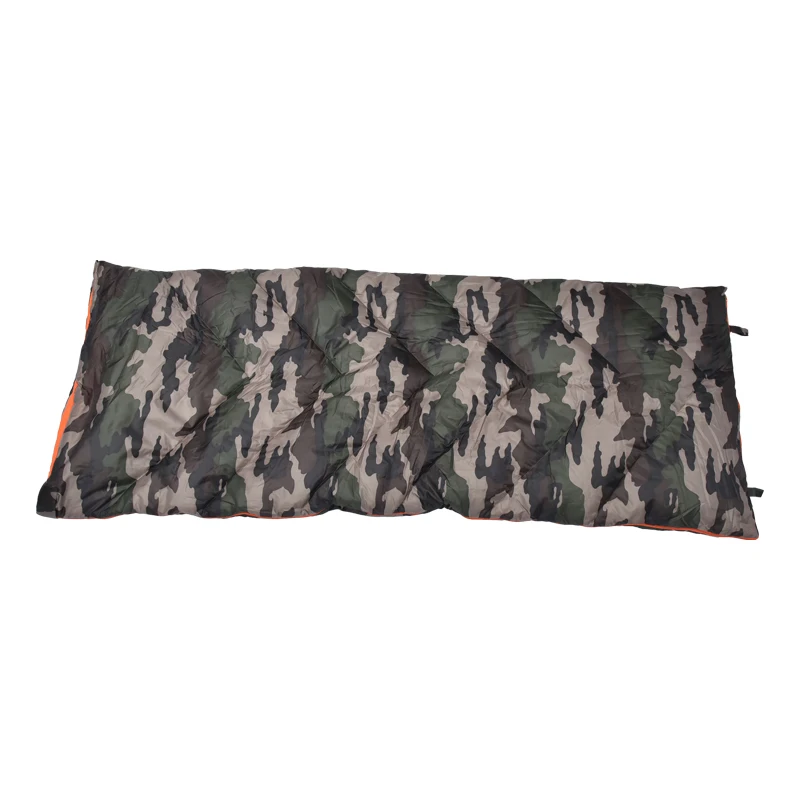 

Warm Weather Mountain Climbing Polyester Camping Travel Bag Rectangle Camouflage Sleeping Bag