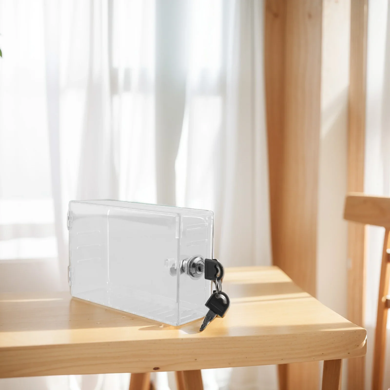 Locking Thermostat Protection Box Prevent Unauthorized Adjustments Versatile Applications Easy to Install 2 Keys