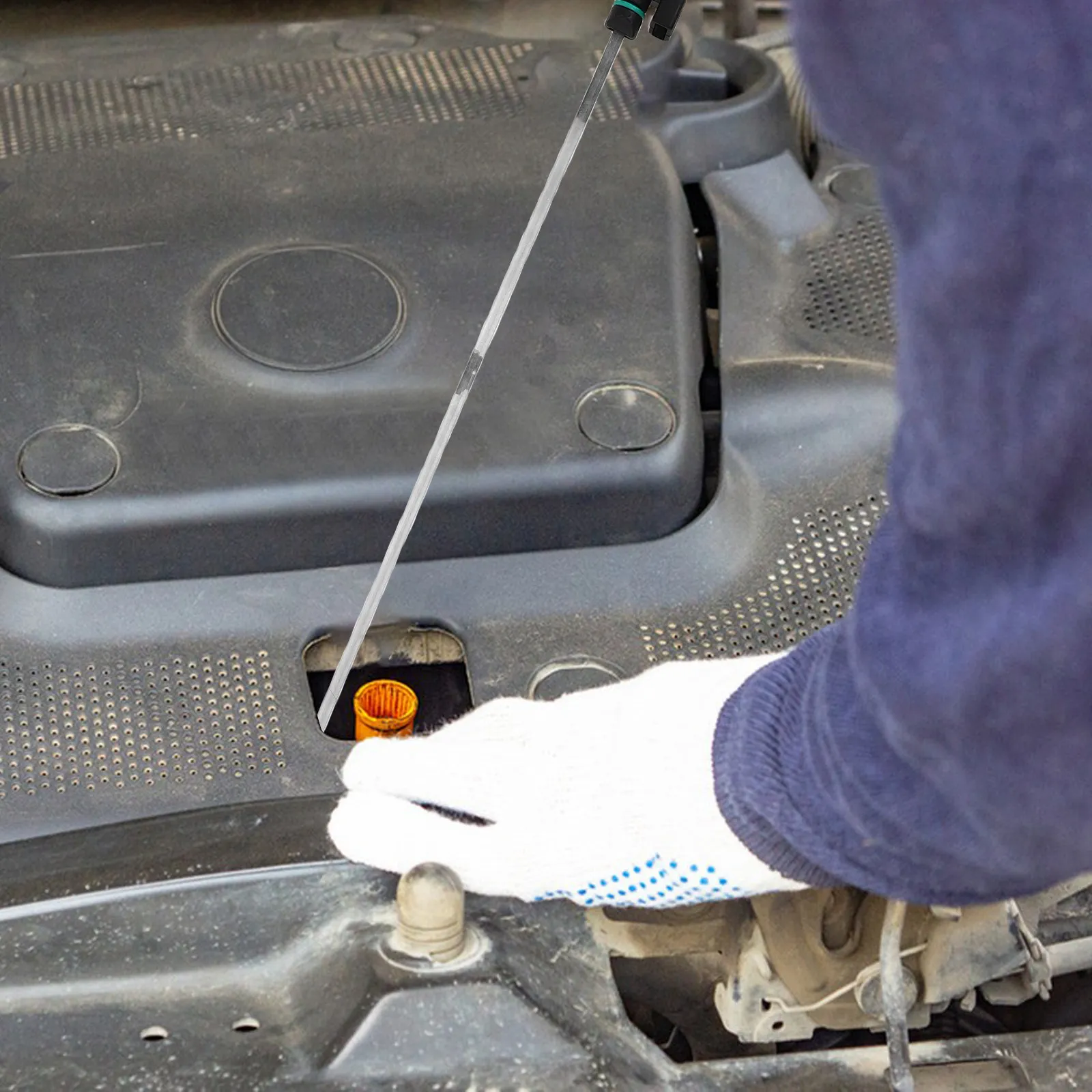 Universal Transmission Oil Oil Level Checking Gauge Steel Wire Plastic Quick Accurate Easy Install Vehicle