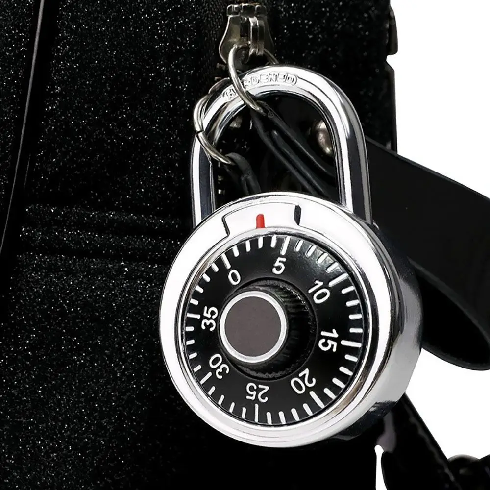 NEW High Security Dia Lock Round Stainless Steel Keyless Padlock Waterproof Turntable Lock Lock - Image 3
