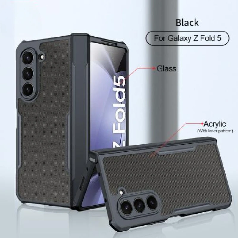 

Двухслойный чехол Super Armor для Samsung Galaxy Z Fold 6 5 4 3, силиконовый + полное покрытие со складной подставкой, противоударный чехол