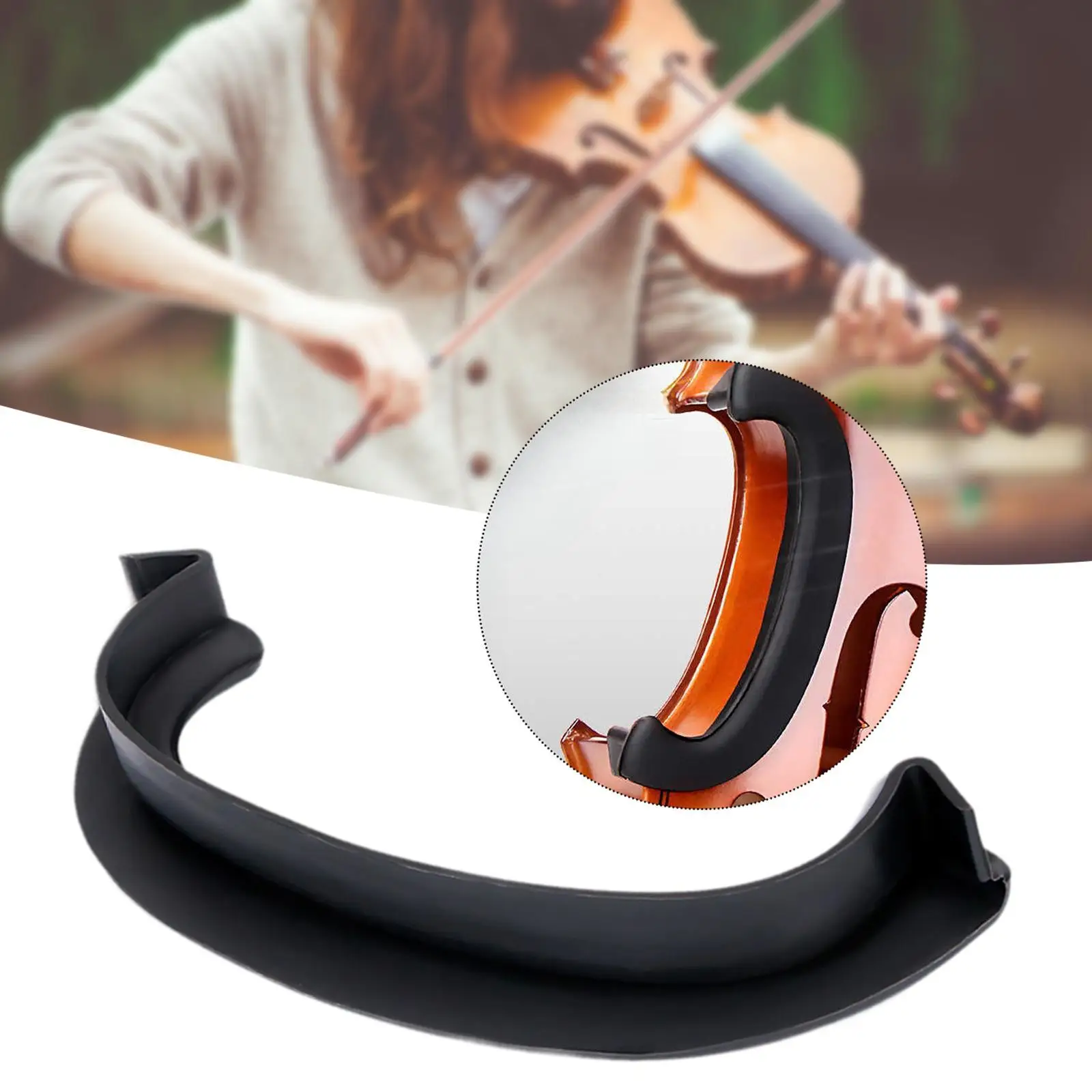 Practical Violin C Clip Protector Waist Cushion Silicone Side Panel Safety Sleeve for 4x4 Violin Accessories Musicians