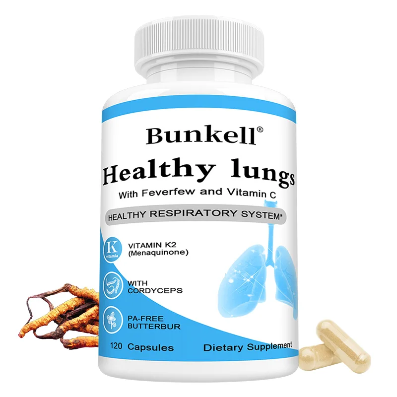 Lung Health, Lung Support Supplement, Cleansing and Detoxification Formula, Vitamin C, Bronchial and Respiratory Support