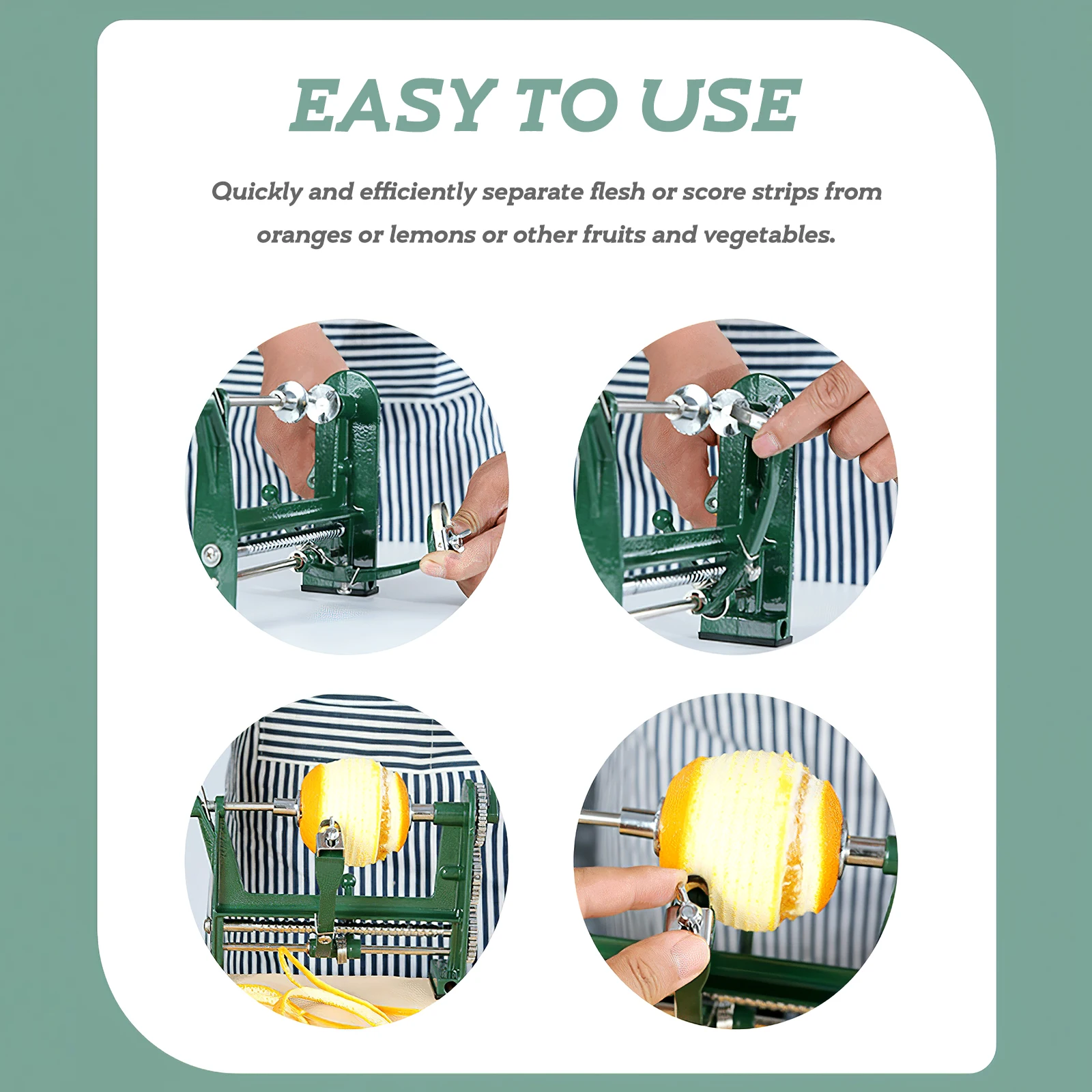 

Fruit Vegetable Peel Remover Heavy Duty Die Cast Alloy Multifunction Peeler Slicer Corer Tool For Orange Potato