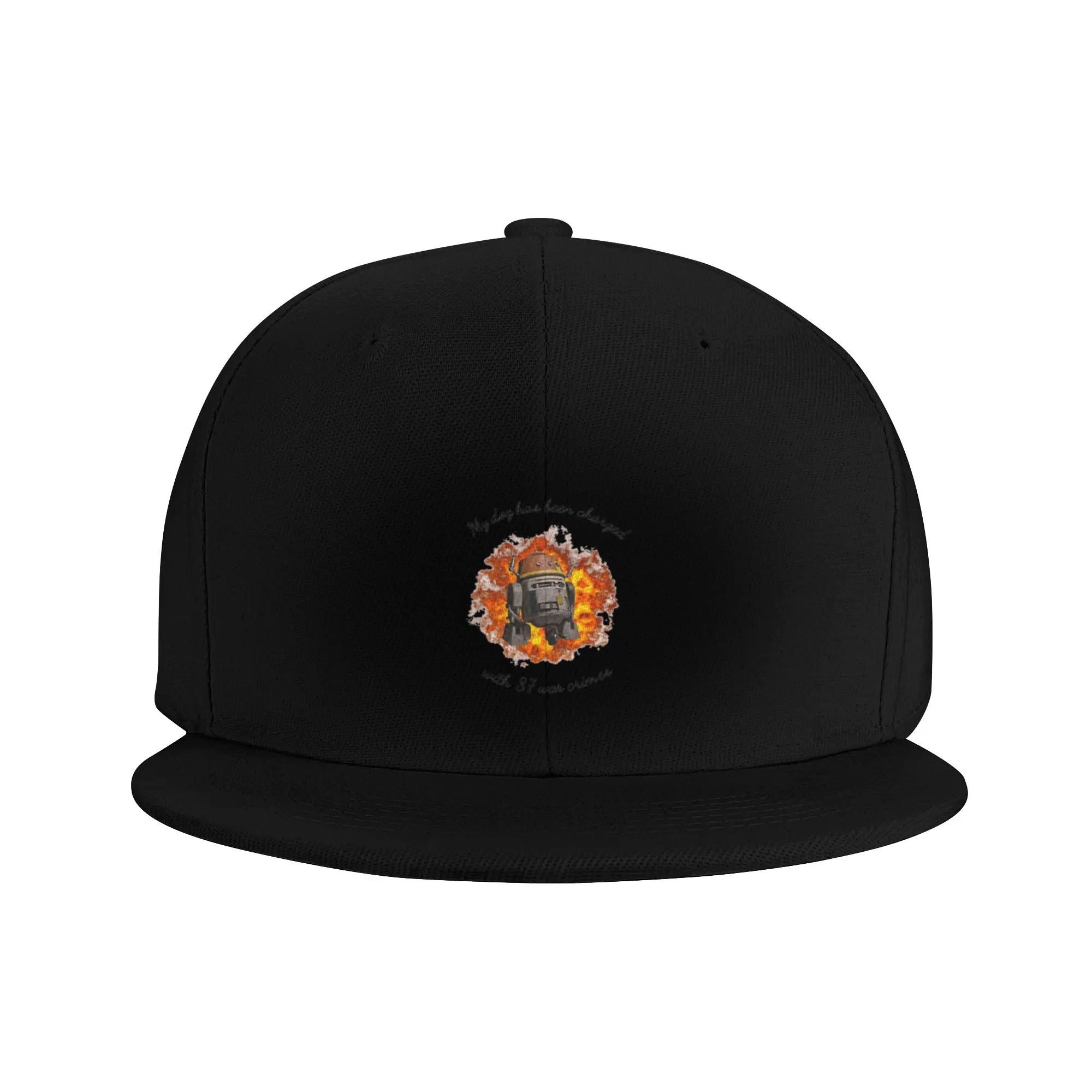 Fashion Chopper the War Criminal Flat Brim Sun Hat  Denim Sports Cap Luxury Hat