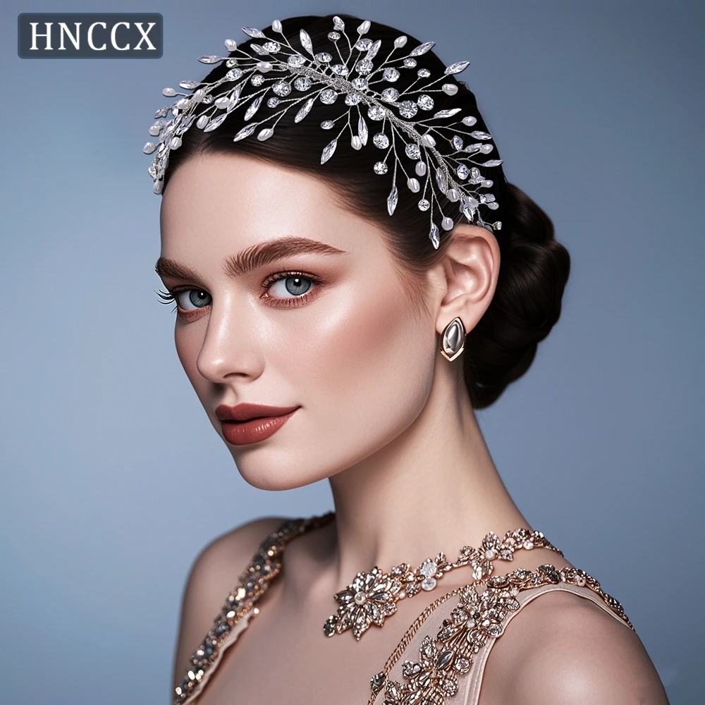 

YouLaPan Simple Bridal Wedding Rhinestone Hair Comb Handmade Elegant Ladies Banquet Dancing Party Daily Hair Accessories HP546