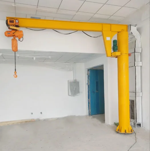 Quality Assurance Pillar Fixed Jib Boom Crane Low Power Consumption Electric Jib Crane for Industrial Workshop Material Use