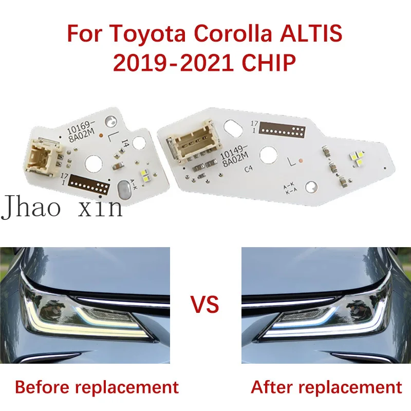 

Плата источника света, модуль балласта, чип для ангельских глазок, белый свет для Toyota Corolla ALTIS 19-21, плата управления DRL для автомобильных фар