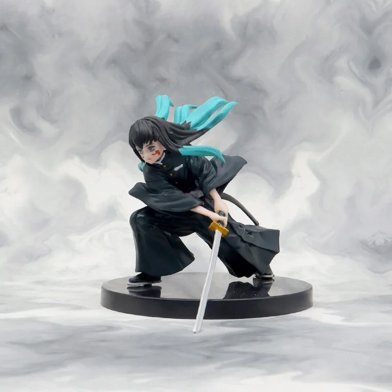 Demon Slayer Anime Figure Tanjirou Zenitsu Tengen Muichiro Action Figures toys model Statue Collection desktop decoration Gifts