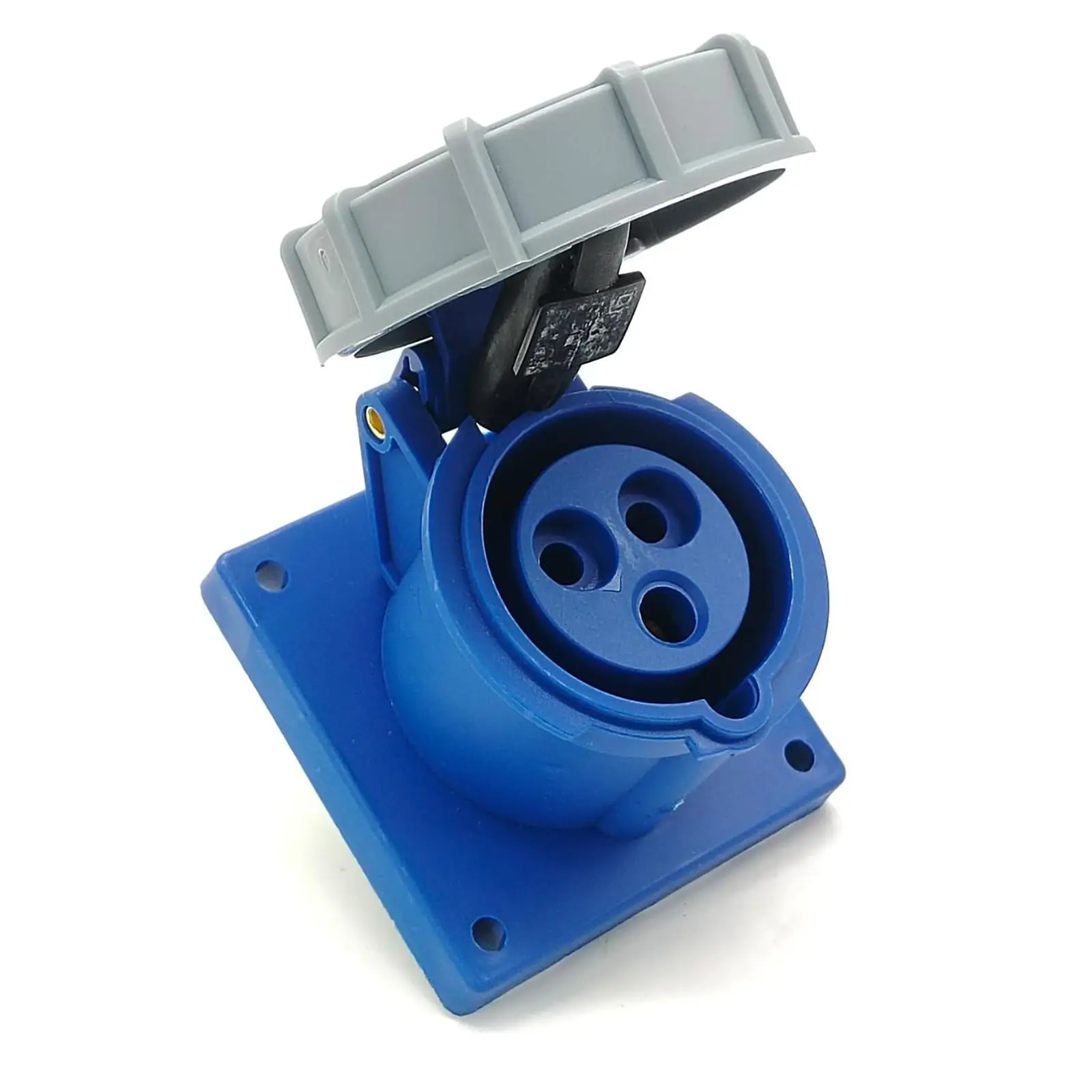IEC60309 Waterproof CEE Industrial Connector Socket 3Pin 16A 250V 2P+E IP67 (Type-2）