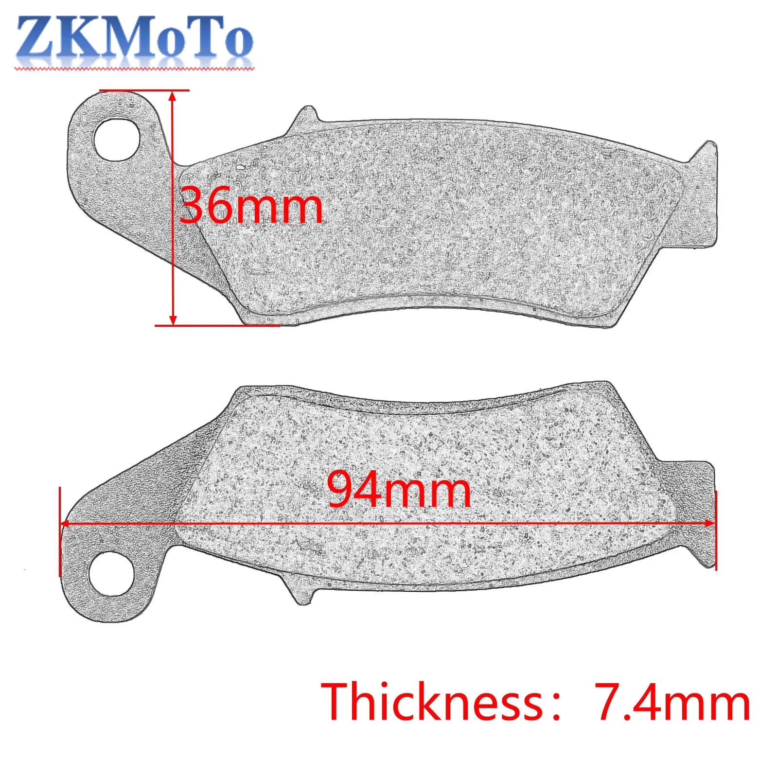 Front Brake Pads For HONDA XR250 XR250S XR 250 CR250 CR250R CRF250 CRF250R CRF250X CRF450 CRF450R CRF450X CRF CR 250 450 2002-23