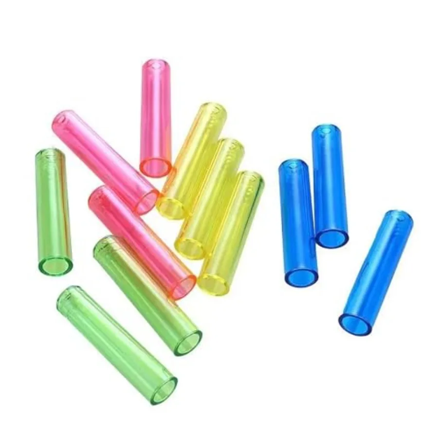 

Pencil Protective Cover, 90 Pcs Random Multicolour 1.75 Inch x 0.39 Inch Plastic Pencil Head Cover for Study and Office 90