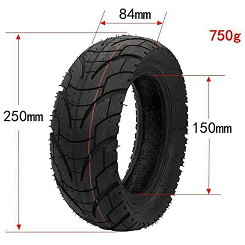 10 Inch Pneumatic Tyres 80/65-6 For Electric Scooter E-Bike 10X3.0-6 Road Tires Inner Tubes For Speedual Grace 10 Zero