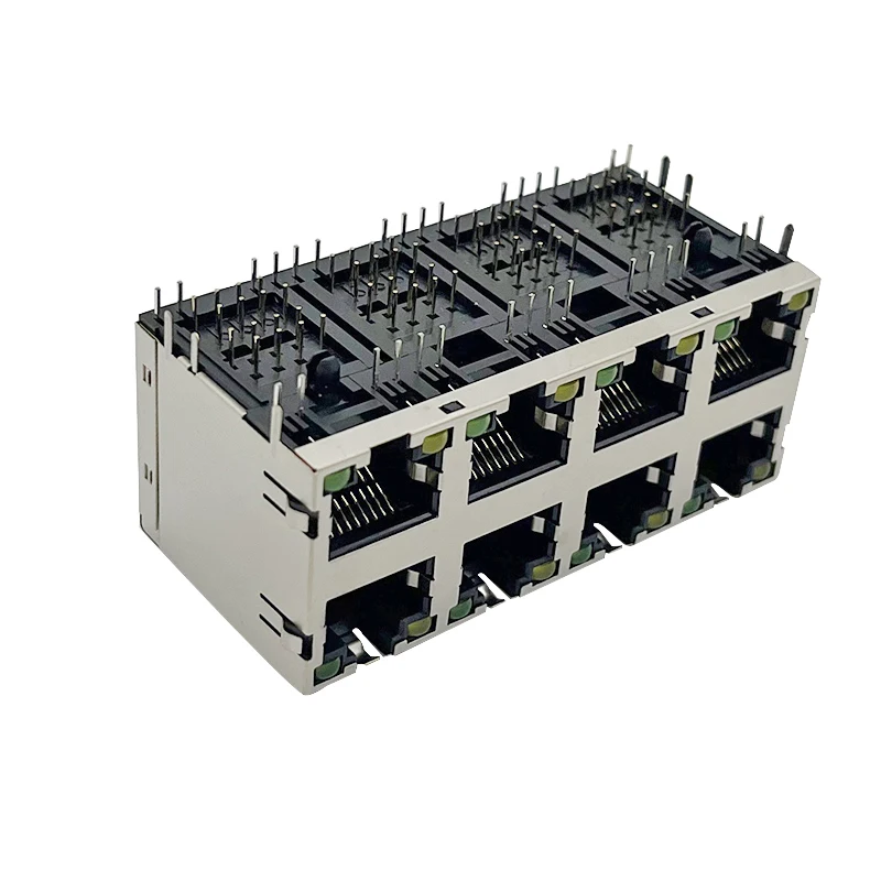 

3 шт., разъем RJ45, 8-портовая Сетевая розетка со стандартным штекером 2x4 59